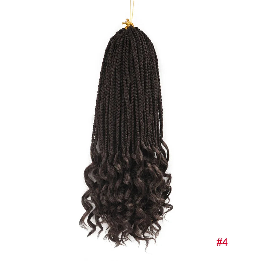 TOMO Box Braids Crochet Hair 14 18 24 Inch 3X Goddess Box Braids Croch ...