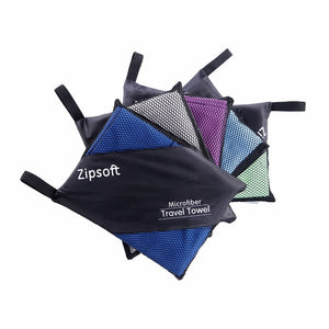 Microfiber quick drying beach towel for sports and traveling