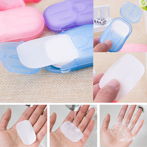 20pcs/bag mini disposable convenient travel non-leak foaming hand Soap
