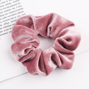 Velvet Scrunchie Women Girls Elastic Hair Rubber Bands Accessories  For Women Tie Hair Ring Rope Ponytail Holder