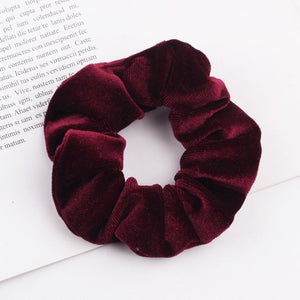 Velvet Scrunchie Women Girls Elastic Hair Rubber Bands Accessories  For Women Tie Hair Ring Rope Ponytail Holder