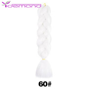 Y Demand 24 Inch Ombre Color Synthetic Braids Before Stretching Wholesale Jumbo Braids KaneKalon Hair Straightener 100G/Pcs