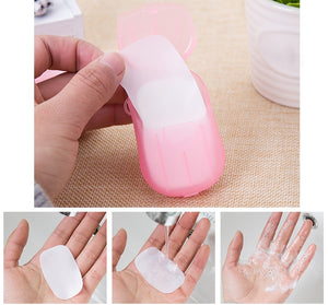20pcs/bag mini disposable convenient travel non-leak foaming hand Soap
