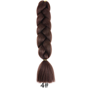 plecare 24inch Synthetic Jumbo Braid Hair 3.527lb/1 pc Pack Crochet Braiding Hair Extensions