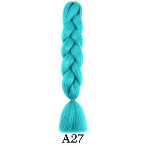 plecare 24inch Synthetic Jumbo Braid Hair 3.527lb/1 pc Pack Crochet Braiding Hair Extensions