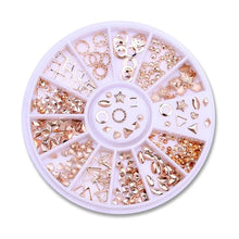 Load image into Gallery viewer, Mixed Color Chameleon Stone Nail Rhinestone set