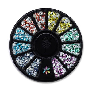 Mixed Color Chameleon Stone Nail Rhinestone set