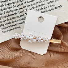 Load image into Gallery viewer, Woman elegant geometric pearl hairpins and hair clips