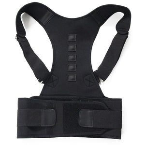 Male/ Female Adjustable Magnetic Posture Corrector Back Brace